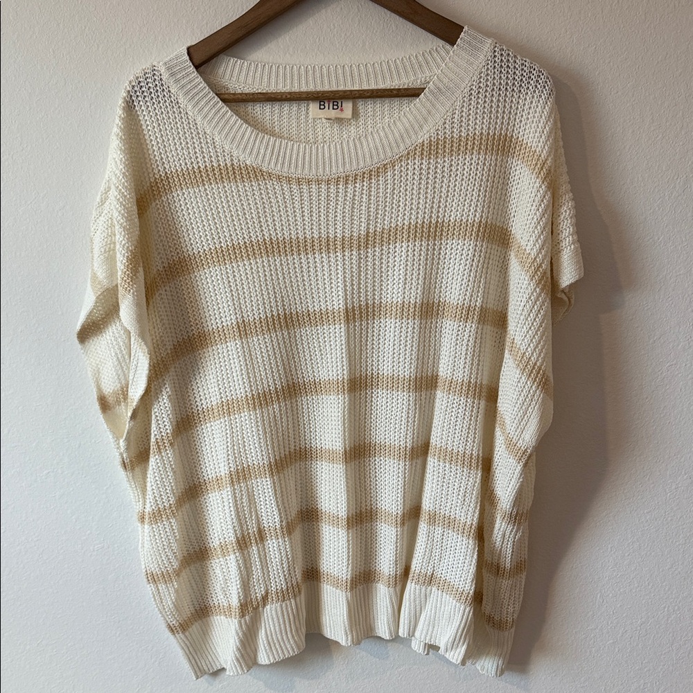 Short sleeve sweater 1XL